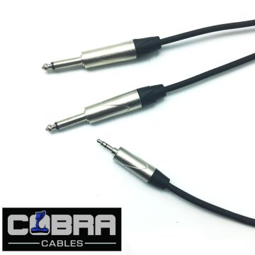 Cobra cavo ProLine 1 Jack 3,5 stereo/2 Jack 6,35 mono | 3 m